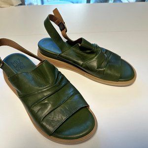 COPY - Green Miz Mooz Sandal, size 41, barely used.